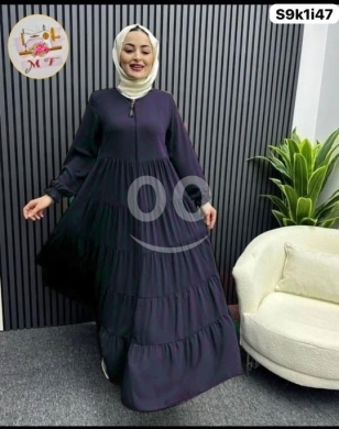 الملابس، الأحذية والزينة في Loussiya - فستان "يارا" تركي موديل كلوش - قماش صيفي فاخر | Turkish Yara Cloch Dress - Premium Summer Fabric