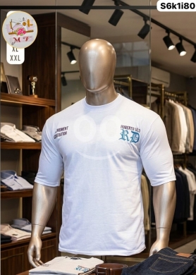 الملابس، الأحذية والزينة في Loussiya - بلوزة رجالي أوفر سايز قطن توفليس ترند 2026 | Men&#039;s Over Size Two-Fleece Cotton T-Shirt