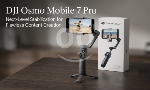 Mobile accessories in Achrafieh - مانع اهتزاز دي جي آي أوزمو موبايل 7 برو | DJI Osmo Mobile 7 Pro Gimbal Stabilizer