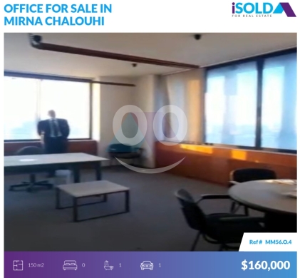 Commercials for sale in Sin el-Fil - Good Investment Opportunity-Furnished Office 4Sale in Mirna ChalouhiMM56O4