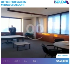Good Investment Opportunity-Furnished Office 4Sale in Mirna ChalouhiMM56O4
