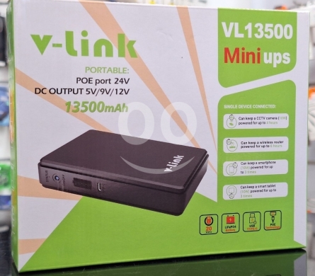 Other electronics in Tripoli - في لينك ميني يو بي أس 13,500 مللي أمبير | V-Link Mini UPS 13,500mAh 18W High Capacity