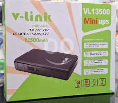 في لينك ميني يو بي أس 13,500 مللي أمبير | V-Link Mini UPS 13,500mAh 18W High Capacity