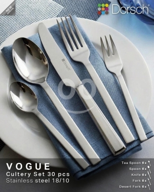 Kitchen appliances in Beirut City - طقم ملاعق وشوك "فوج" من دورش (30 قطعة) | Dorsch Vogue Cutlery Set 30 pcs
