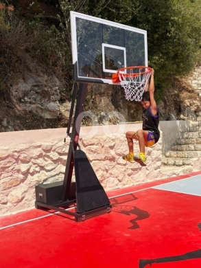 السلع الأخرى في صيدا - سلة كرة سلة احترافية شديدة التحمل مع حلقة زنبركية | Professional Heavy Duty Basketball Hoop