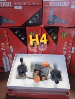 لمبات ليد M8 Pro للسيارات H4 بقوة 120000 لومن | M8 Pro H4 Car LED Headlights 120000LM