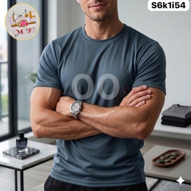 الملابس، الأحذية والزينة في Loussiya - كنزة رجالي ماليزي تركي خامة باردة ونعومة فائقة | Men&#039;s Turkish Malizi Fabric Summer T-Shirt