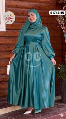 الملابس، الأحذية والزينة في Loussiya - فستان الملكة ساتان حرير ثقيل للنخبة | Queen&#039;s Luxury Heavy Silk Satin Dress