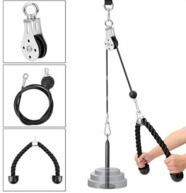 السلع الأخرى في صيدا - نظام بكرة كابل احترافي للتمارين المنزلية شديد التحمل | Heavy-Duty Pulley Cable Machine System
