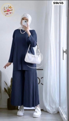 الملابس، الأحذية والزينة في Loussiya - طقم نسائي ريب صيفي كولكشن 2026 مقاسات كبيرة | Women&#039;s Ribbed Summer Set 2026 Collection