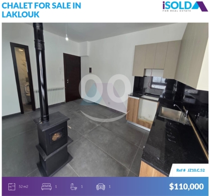 Other real estate in Laqlouq - 1 bedroom Chalet+Mountain view 4sale in The Heart Of Laklouk -اللقلوقJZ10C52