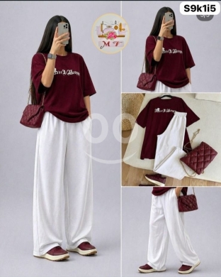 الملابس، الأحذية والزينة في Loussiya - بيجامة نسائية قطن فرانش تيري فاخرة | Women&#039;s Premium French Terry Cotton Pajamas