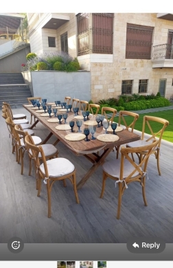 Weddings in Aley - wedding furniture and cutlery rental