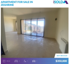 "Spacious" 360m2 Duplex Apartment+Sea view 4sale in Zeghrine - زغرينNE15A633