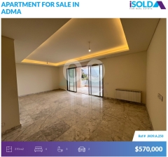 "LUX" Brand new 230m2 apartment+terrace+mountain view 4sale in AdmaJK09A250
