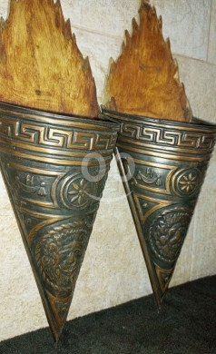 Antiques & Collectibles in Tripoli - تحفتين نحاس أنتيك نوادر حجم كبير المقاسات موجوده بالصور