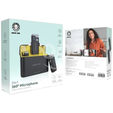 Other electronics in Achrafieh - ميكروفون غرين ليون 3 في 1 لاسلكي 360 درجة | Green Lion 3-in-1 360° Wireless Microphone