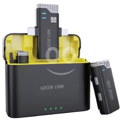 ميكروفون غرين ليون 3 في 1 لاسلكي 360 درجة | Green Lion 3-in-1 360° Wireless Microphone — 2