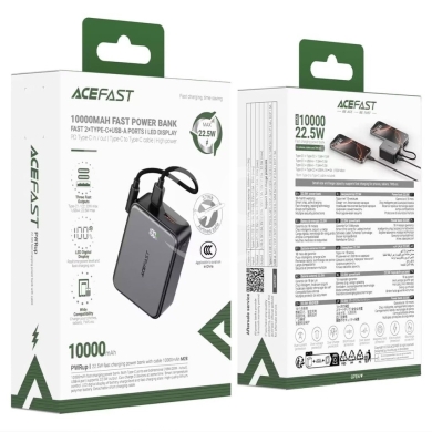 Mobile accessories dans Biakout - باور بانك ايس فاست 10000 مللي أمبير بقوة 22.5 واط | ACEFAST 10000mAh 22.5W Fast Power Bank