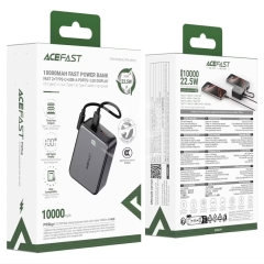 باور بانك ايس فاست 10000 مللي أمبير بقوة 22.5 واط | ACEFAST 10000mAh 22.5W Fast Power Bank