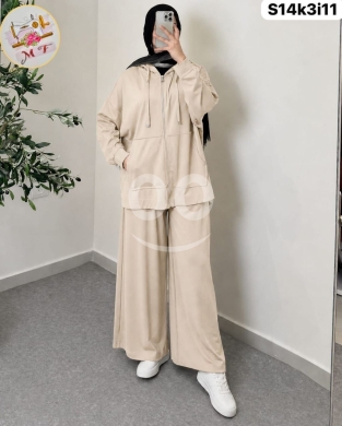 الملابس، الأحذية والزينة في Loussiya - بيجامة نسائية قطن فرانش تيري صيفي ثقيل نخب أول | Premium Women&#039;s French Terry Summer Pajamas