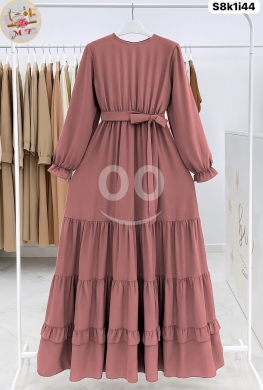 الملابس، الأحذية والزينة في Loussiya - فستان يارا الملكي خامة نخب أول مقاسات كبيرة | Premium Yara Royal Dress Summer Collection