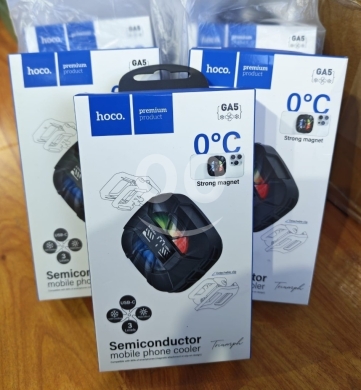 Mobile accessories in Manara - مبرد هاتف Hoco GA5 مغناطيسي بنظام تبريد فائق وإضاءة RGB | Hoco GA5 Magnetic Phone Cooler