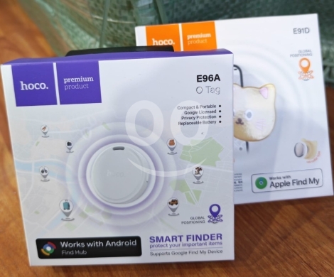 Mobile accessories in Manara - جهاز تتبع ذكي Hoco لملاحقة المقتنيات والأليفة | Hoco Smart Finder GPS Tracker Tag