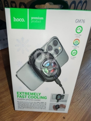 Other Mobile Phones & Accessories in Manara - مبرد هاتف Hoco GM76 بتبريد فائق وسريع مع شاشة رقمية | Hoco GM76 Extremely Fast Mobile Phone Cooler