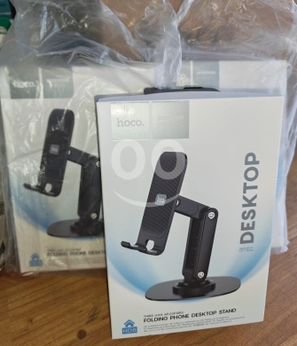 Other Mobile Phones & Accessories in Manara - ستاند مكتب Hoco HD6 للموبايل قابل للطي بـ 3 محاور | Hoco HD6 Three-Axis Adjustable Desktop Stand