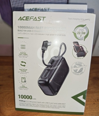 Mobile accessories in Manara - باور بانك Acefast M27 ميني بقوة 22.5 واط وسعة 10000 مللي أمبير | Acefast M27 Fast Power Bank