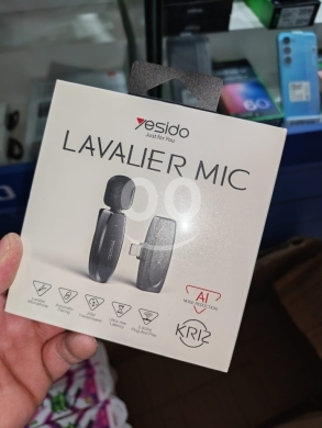 Other Mobile Phones & Accessories in Manara - مايكروفون Yesido KR12 لاسلكي ذكي عازل للضوضاء بمنفذ USB-C | Yesido KR12 Wireless Lavalier Mic