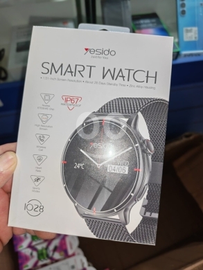 Smart Watches في منارة - ساعة Yesido IO28 الذكية بتصميم كلاسيكي ومكالمات لاسلكية | Yesido IO28 Smart Watch Zinc Alloy Design