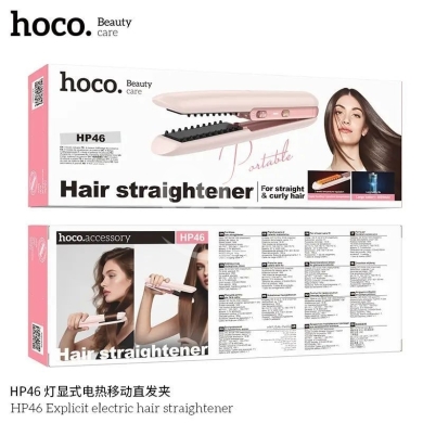 Health & Beauty in Beirut City - مكواة شعر هوكو لاسلكية - تسخين سريع وبطارية 4000 مللي أمبير | Hoco Portable Hair Styler