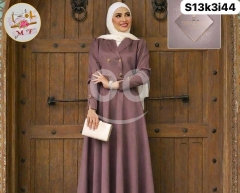 سيت فستان وبليزر تركي بخامة الباربي الفاخرة | Turkish Barbie Dress & Blazer Two-Piece Set