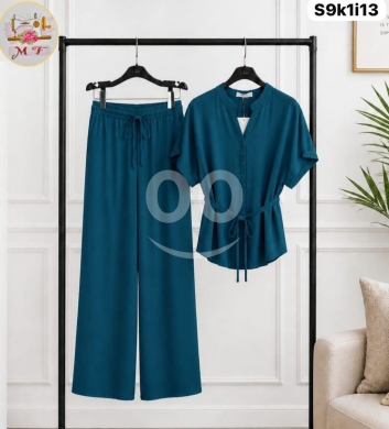 الملابس، الأحذية والزينة في Loussiya - طقم نسائي سيواي قطعتين نخب أول فاخر | Women&#039;s Premium Siway Two-Piece Elegant Set