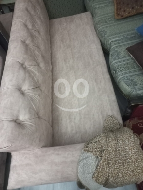 طقم كنب زاوية ٣ قطع وصوفا ثنائية شبه جديد | L-Shape & 2-Seater Sofa Set — 2