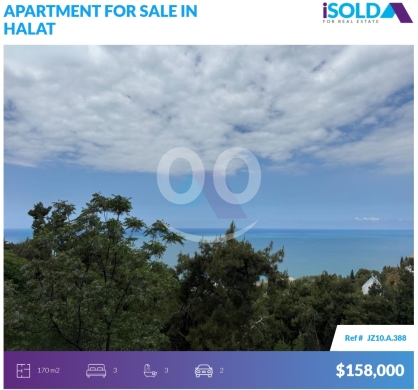 Apartments for sale in Halate - High-End 170m2 apartment+Sea view 4sale in Halat - شقة للبيع في حالاتJZ10A388