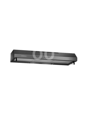 Kitchen appliances in Ajaltoun - campomatic,Industrial Look Under Cabinet Hood 60cm, 2Motors, Black, Foldable Front Glass, Aluminium