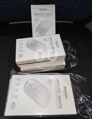 Mobile accessories in Manara - ماوس يسيدو KB15 لاسلكي قابل للشحن بتصميم مريح | Yesido KB15 Portable Rechargeable Wireless Mouse