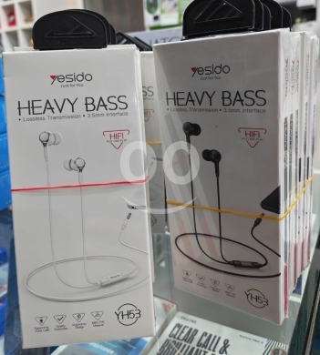 Mobile accessories in Manara - سماعات يسيدو YH53 سلكية بصوت نقي وباس قوي | Yesido YH53 Heavy Bass Wired Earphones