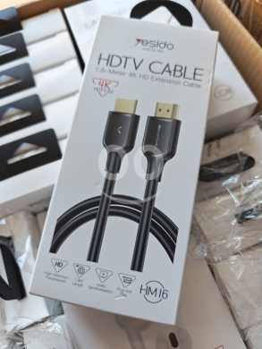 Mobile accessories dans Manara - كابل يسيدو HM16 بدقة 4K UHD وطول 1.8 متر | Yesido HM16 1.8-Meter 4K HD Extension Cable