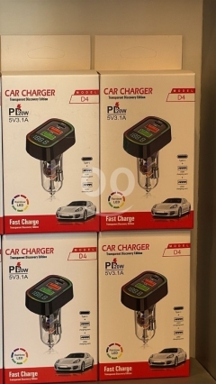 شاحن سيارة سريع بقوة 20 واط مع شاشة رقمية وإضاءة | Fast 20W Car Charger with LED Display