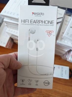 Mobile accessories in Manara - سماعات يسيدو YH30 سلكية بصوت نقي وعزل للضوضاء | Yesido YH30 HiFi In-Ear Earphones