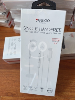 Mobile accessories in Manara - سماعة يسيدو YH55 أحادية بمنفذ Type-C للمكالمات الواضحة | Yesido YH55 Single Type-C