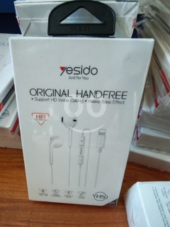 سماعات يسيدو YH50 الأصلية بمنفذ آيفون Lightning للمكالمات والموسيقى | Yesido YH50 Original Lightning