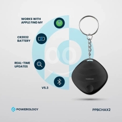 جهاز تتبع ذكي من باورولوجي متوافق مع Apple Find My | Powerology Smart Bluetooth Tracker