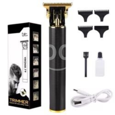 Health & Beauty in Ras El Nabaa - ماكينة حلاقة Vintage T9 الاحترافية القابلة للشحن | Professional Rechargeable Vintage T9 Trimmer