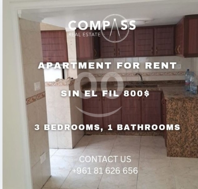 Apartments for rent in Sin El Fil - apartment for rent in sin el fil