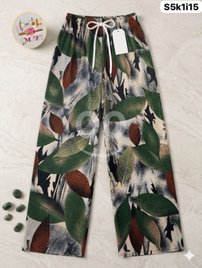 الملابس، الأحذية والزينة في Loussiya - شروال ليكرا صيفي نسائي معرق ومريح | Women&#039;s Printed Summer Lycra Harem Pants